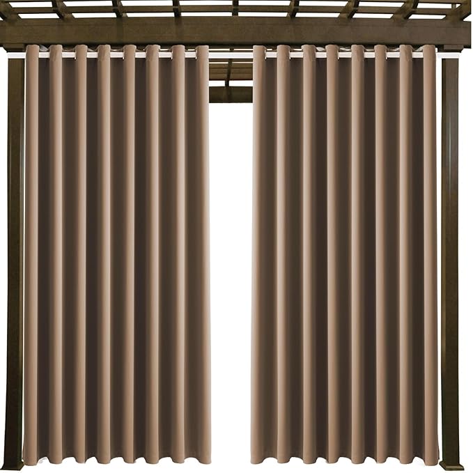 Outdoor Patio Curtain Waterproof Darkening Thermal Insulated Indoor Curtains - Image 9