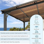 AECOJOY 16' x 8' Gazebo Outdoor Pergola - Image 5
