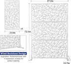Outdoor Privacy Screen, Freestanding Privacy Fence Panels - Image 5