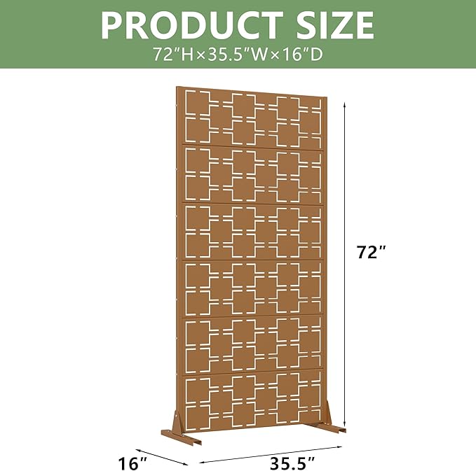 Casaphoria Metal Privacy Screen Outdoor - Image 4