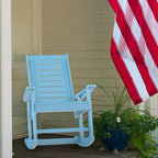 GREENVINES Outdoor Rocking Chairs | Set of 2 | Porch Rocker | HDPE Plastic | - Image 9