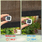 90% Shade Cloth Sun Shade Fabric Privacy Screen Shade Cover - Image 3