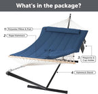 SUNCREAT Double Portable Rope Hammock - Image 7