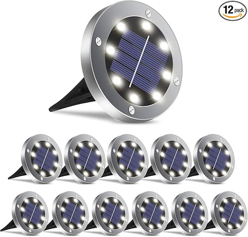 4.6inch Solar Lights Outdoor Waterproof, Solar Garden Lights Landscape Lighting by OULONGER