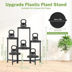 iDavosic.ly 6 Tier Folding Plant Stand Indoor Outdoor - Image 5