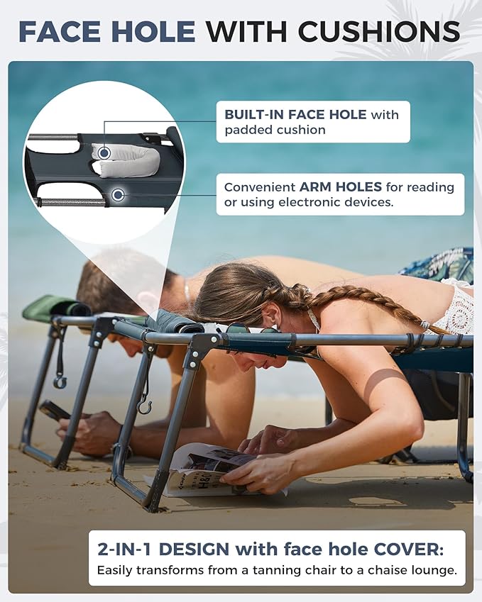 KingCamp 2 Pack Tanning Chair - Image 4