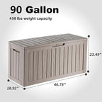 90 Gallon Outdoor Storage Box - Image 2