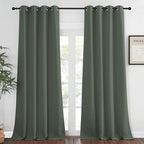 NICETOWN Bedroom Curtain Room Darkening Drapery 102 inches Length by NICETOWN