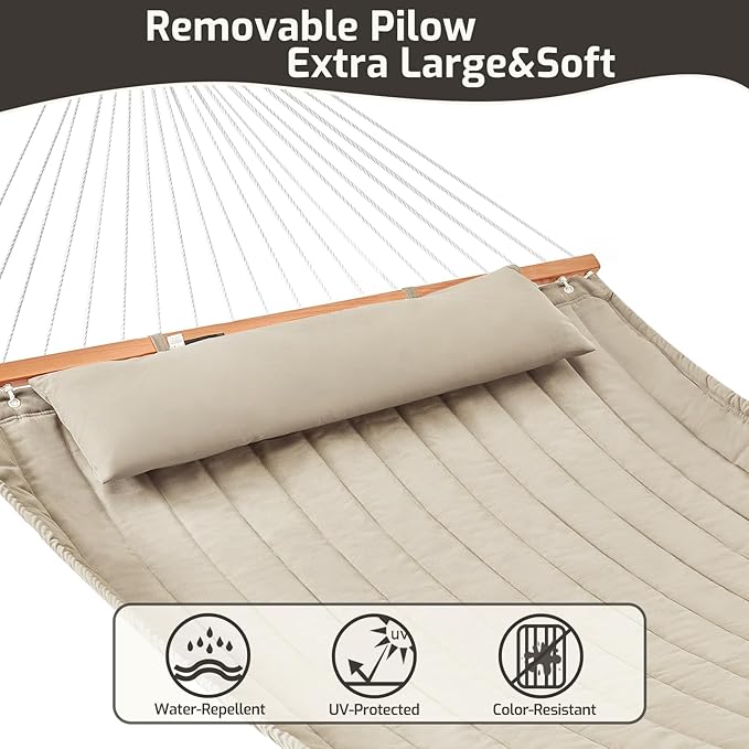 Double Quilted Fabric Hammock - Image 4