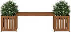 FURINNO FG19455 Tioman Hardwood Outdoor Lifestyle Flowerbox - Image 4