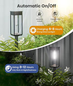 Solar Pathway Lights Outdoor, 12 Pack Bright Solar Lights Outdoor, Auto On/Off - Image 7