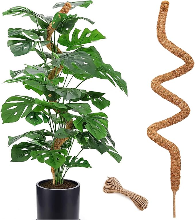 60 Inch Moss Pole for Plants Monstera, Tall Bendable Moss Poles for Climbing by Soupiar