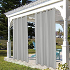 BONZER Outdoor Curtains for Patio Waterproof Thick Privacy Grommet Light - Image 7