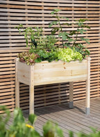 MIXC 331 lb Capacity Wooden Raised Garden Bed - Image 5