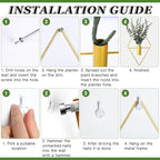 Jexine 4 Pcs Hanging Planters - Image 3