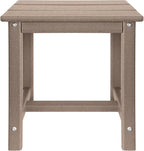 Adirondack Square Side Table, one-Tier Outdoor end Table, Patio Side Table - Image 8
