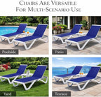 Kozyard Outdoor Chaise Lounge Chair, Full Flat Adjustable Patio Lounger - Image 6