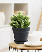 homenote Pots for Plants, Matte Black - Image 4