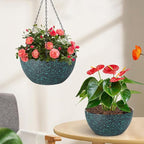 10 inch Hanging Planters for Indoor Plants, 2 Pack Planters for Outdoor Plants - Image 7