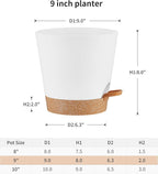 FaithLand 2-Pack 9 Inch Planter Pots - Image 2