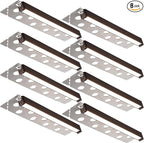 LEONLITE 8-Pack 12 Inch LED Hardscape Lighting, Update Retaining Wall Lights by LEONLITE