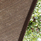 Amgo 18' x 18' x 18' Brown Triangle Sun Shade Sail Outdoor Canopy Awning UPF50+ - Image 9
