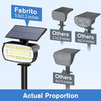 Fabrito Large Solar Spot Lights Outdoor 6 Pack, 1000 Lumens High Brightness - Image 2