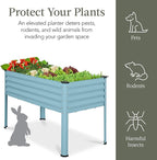Best Choice Products 48x24x30in Galvanized Raised Garden Bed, Metal Elevated - Image 6