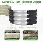 Galvanized Raised Garden Bed Outdoor- Raised Beds - Image 3