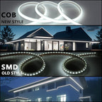 AC 110V COB LED Strip Lights Outdoor Waterproof 65.6ft, 6000K Cool White Super - Image 4