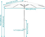 Sunnydaze Outdoor Patio Umbrella - Image 5