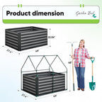 Quictent Raised Garden Bed Galvanized Raised Beds - Image 7
