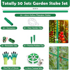 Cludoo 162PCS Garden Stakes Set - Image 2
