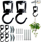 ONIKK Ceiling Hooks for Hanging Plants, Heavy Duty Metal Plant Hooks, Screw in by ONIKK