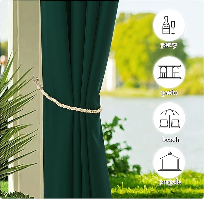 NICETOWN Canvas Outdoor Curtains - Image 7