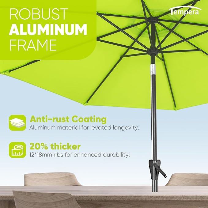Tempera Patio Market Outdoor Table Umbrella - Image 4