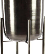 CosmoLiving by Cosmopolitan Metal Indoor Outdoor Planter Dome Large Planter Pot - Image 4