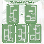 iDavosic.ly Plant Stand Indoor Outdoor, 5 Tier Corner Metal Flower Display - Image 5