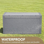 Devoko 95 Gallon Deck Box Large Resin Outdoor Storage Box, Waterproof and UV - Image 4