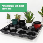 12 Cell Round Nursery Trays Thickened Durable Seedling Pots Shuttle Carrying - Image 7
