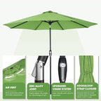 Tempera Patio Market Outdoor Table Umbrella - Image 4