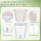 10 Pcs 3.74 Inch Self Watering Pots Self Watering Planters - Image 3