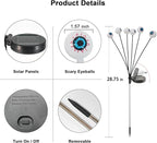Halloween Solar Lights Outdoor Waterproof Solar Scary Eyeball Lights, 2 Pack - Image 6