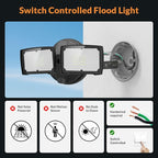 LEPOWER 28W 3000LM ‌LED Security Flood Light‌ ‌Outdoor‌, Switch Controlled - Image 2