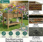 YITAHOME Raised Garden Bed Outdoor HDPE - Image 3