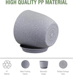 Plant Pots 12 inch, Plastic Planters - Image 3