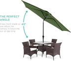 Best Choice Products 10ft Outdoor Table Compatible Steel Polyester Market Patio - Image 2