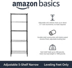 Amazon Basics 5-Shelf Multipurpose Adjustable Steel Garage Shelving Unit - Image 4