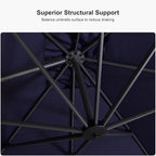 PURPLE LEAF 10' X 13' Patio Umbrella - Image 7
