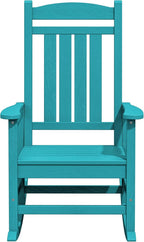 KINGYES Outdoor Rocking Chair Set of 2, High Density Polyethylene Patio Rocking - Image 9